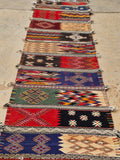 Authentic Handmade Taznakht Moroccan Runner Rug - 245 x 65.7 cm